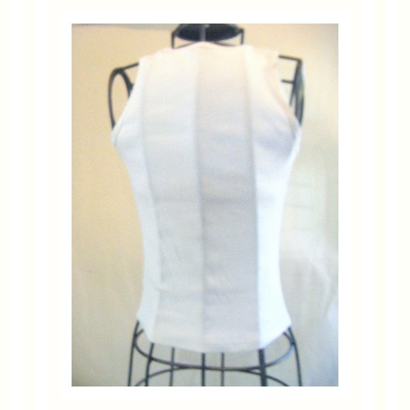 Ace of Hearts White Tank Top Size Small - Picture 5 of 7